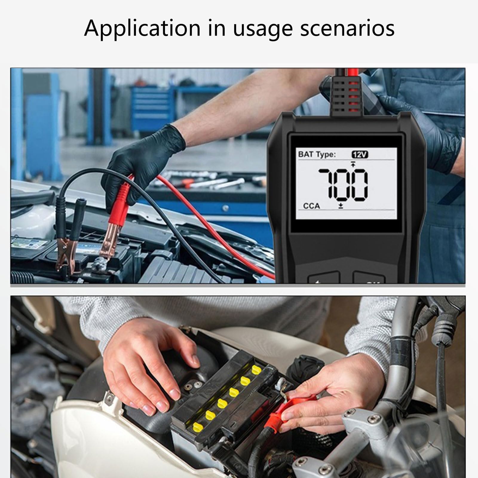 Analyseurs de batterie de véhicule, haute précision pour les tests de tension, mesure de capacité et Diagnostic de résistance, testeur de batterie de voiture