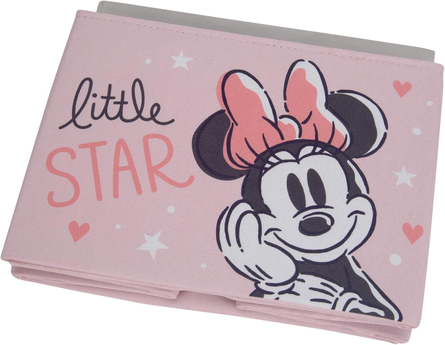 Lambs & Ivy Disney Baby Minnie Mouse Pink Foldable Storage Basket/Container/Bin