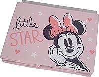 Vista 4 de Lambs & Ivy Disney Baby Minnie Mouse - Cesta de almacenamiento plegable, color rosa