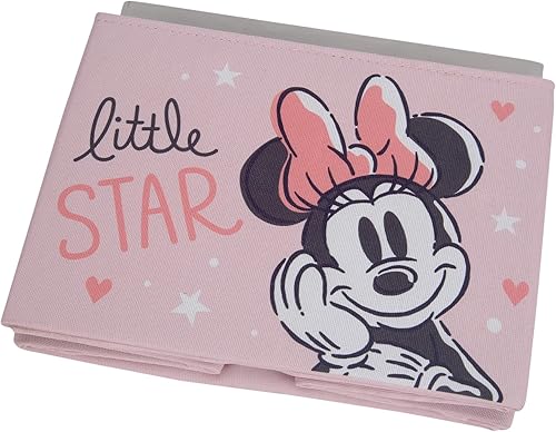 Miniatura 4 de Lambs & Ivy Disney Baby Minnie Mouse - Cesta de almacenamiento plegable, color rosa