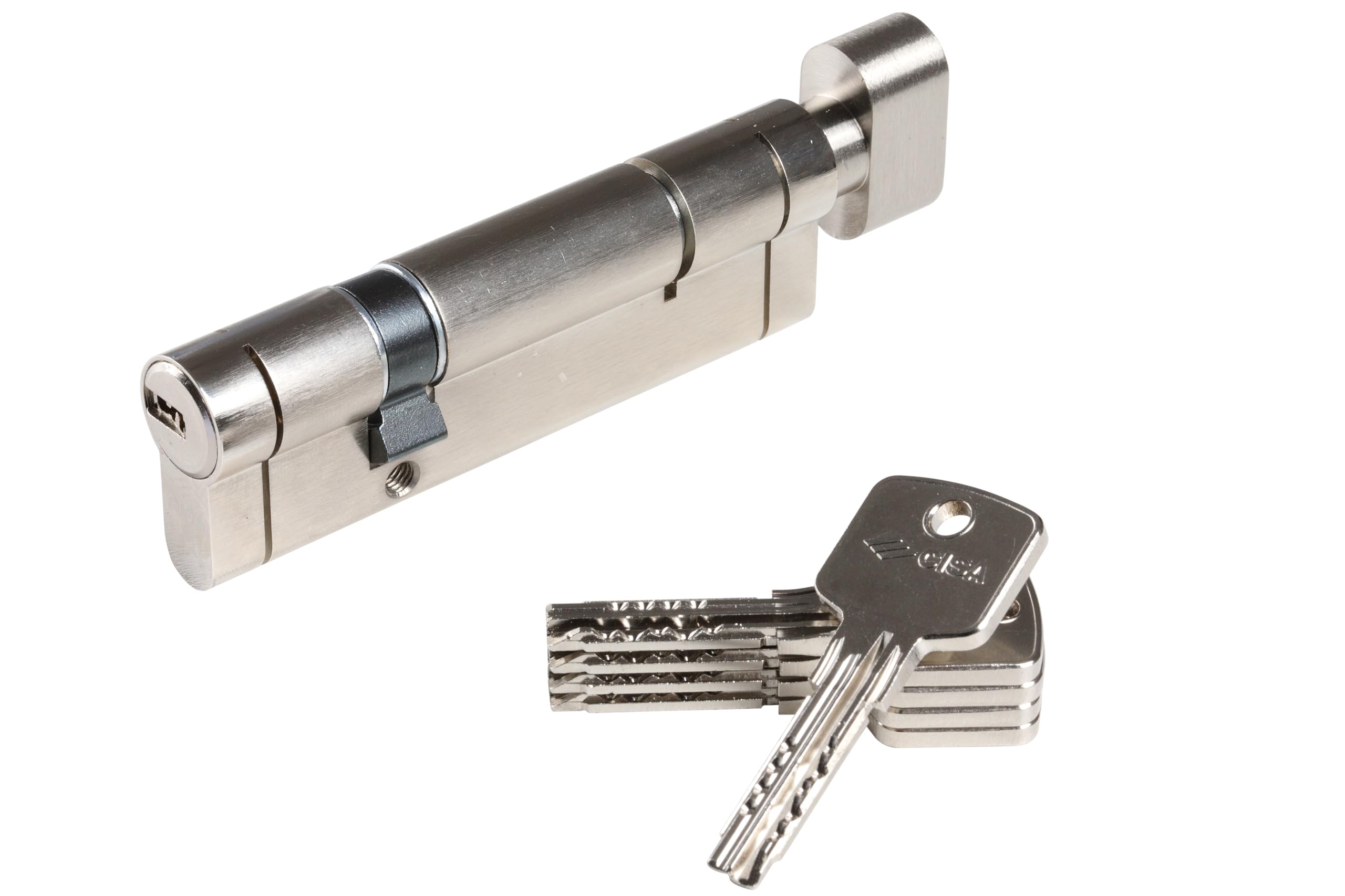 Cylindre de serrure CISA Expert 10 à bouton L.30 + 70mm 5 clés