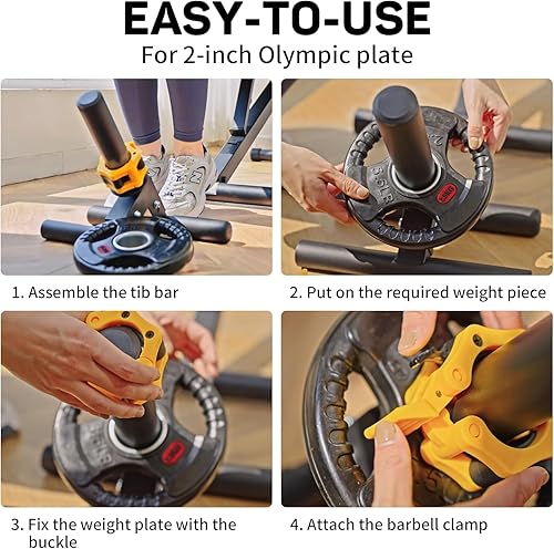 Miniatura 4 de Tibialis Trainer Tib Bar Raise Machine Equipo de ejercicio Entrenamiento de fuerza Rasgando músculos de la parte inferior de las piernas