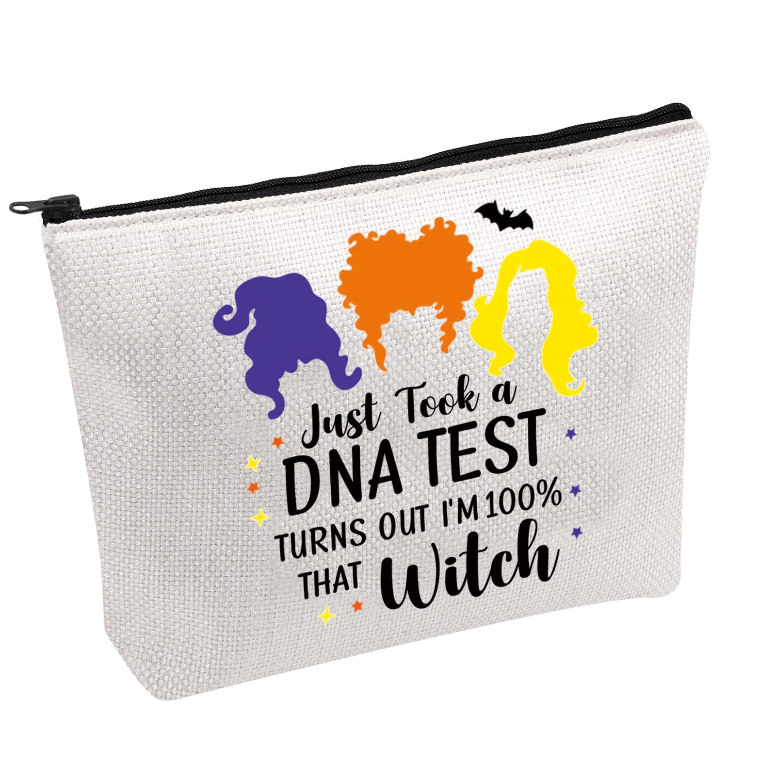Witchy Vibes Cosmetic Bag Just Took a DNA Test Turns Out I'm 100% That Witch Cosmetic Bag Trick Or Treat Gift, Took a DNA TEST B