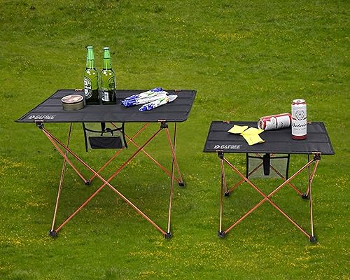 Miniatura 8 de G4Free Mesa plegable portátil ultraligera para acampar, mesas enrollables compactas con bolsa de transporte para acampar al aire libre, senderismo,