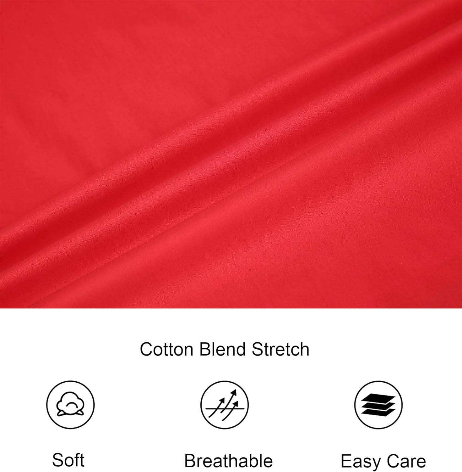 Alex Vando Mens Dress Shirt Easy Care Slim Fit Long Sleeve Cotton Stretch Button Down Shirt - Image 6