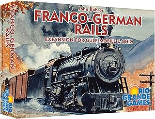 Comprar Rio Grande Games Gulf, Mobile & Ohio: Expansión Franco-Alemana Rails - Juego de Mesa de ferrocarril de inversión, Juegos de Río Grande, para Mayores de 14 años, 3-5 Jugadores, Tiempo de Juego de 60