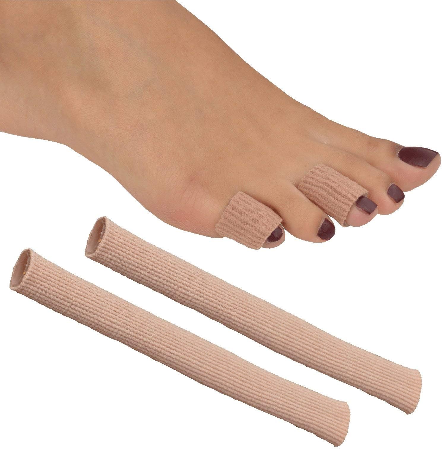 Medipaq® GEL Tube Toe/Finger Bandage - Pain Relief From Blisters, Corns, Calluses and other Ailments Causing Sore Fingers and Toes