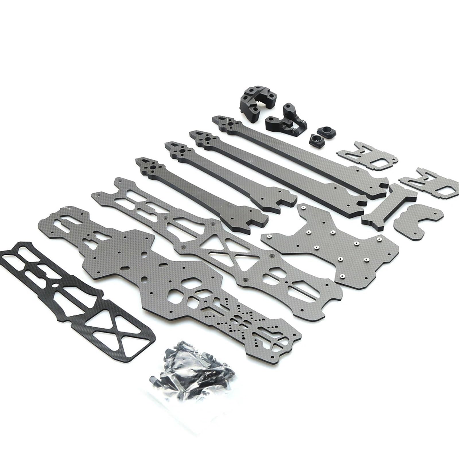 Kit telaio drone GK-V3 per GK-10inch-V3 GK-13inch-V3 | Kit telaio in fibra di carbonio, GK-15inch-V3, per build racing e long range(10 inch Frame)
