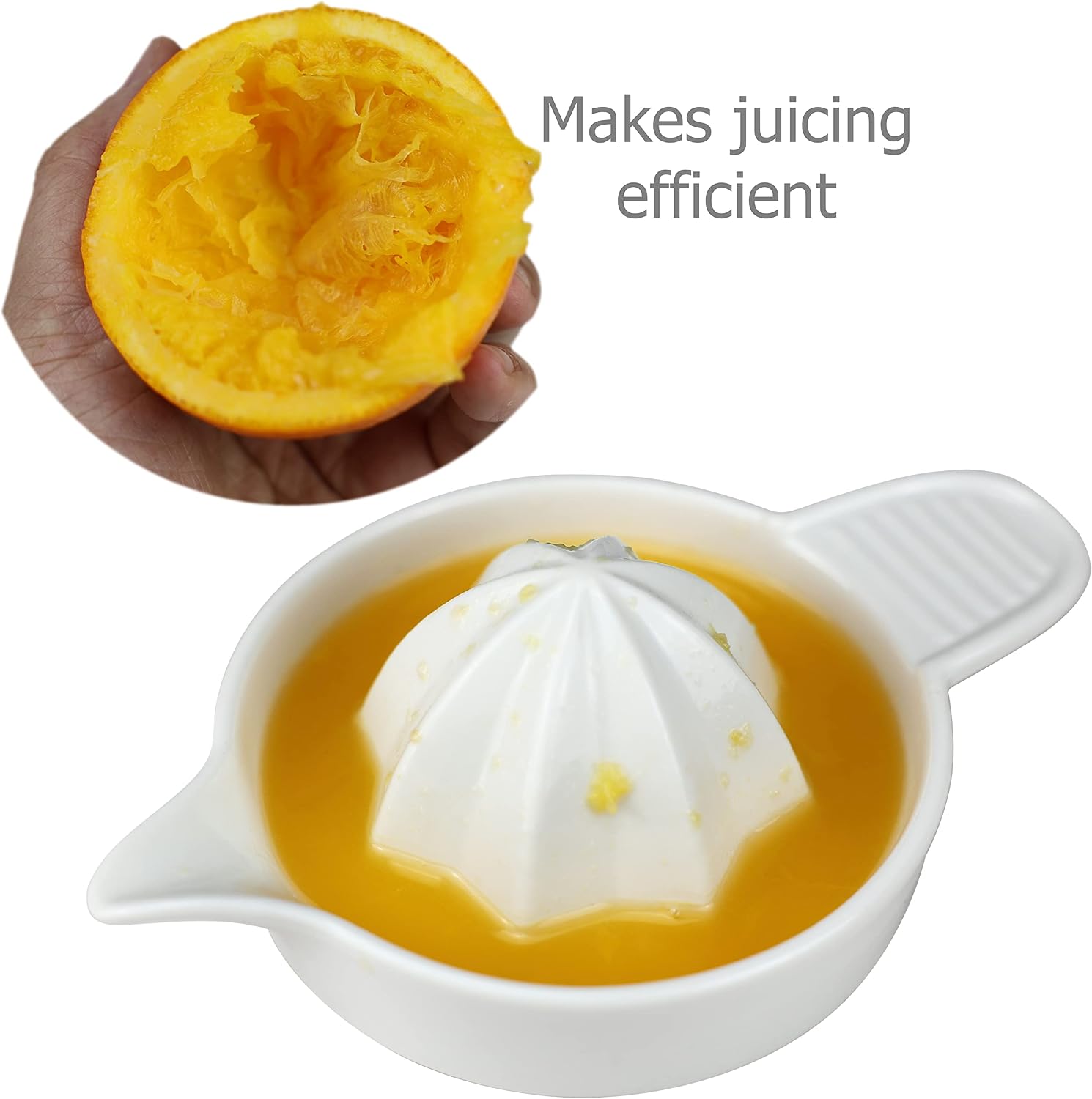 EIKS Ceramic Manual Citrus Juicer Lemon Pressing Squeezer