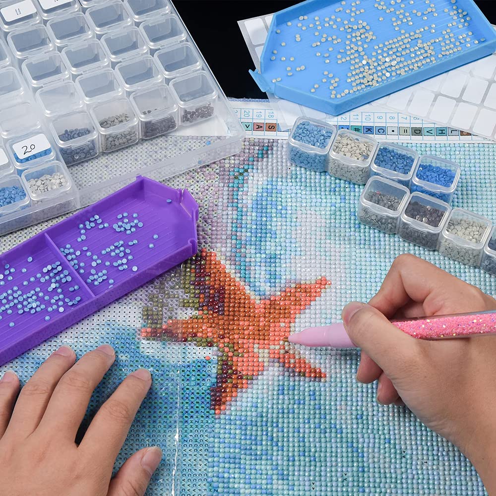 ビーズ装飾の多色ケース 楽天市場】【2点500円/3点800円OFF】ビーズ収納ケース 収納ボックス 64