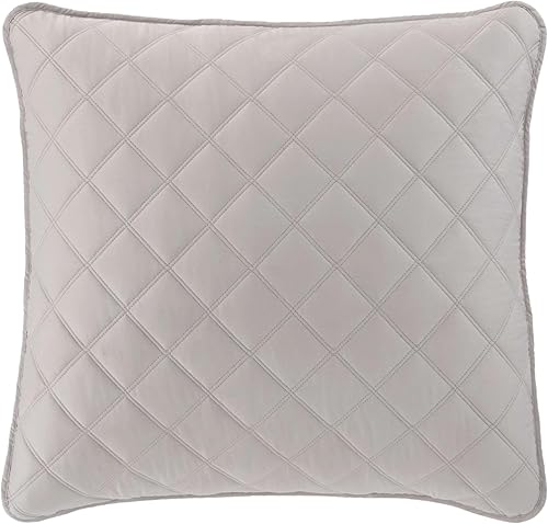 Miniatura 4 de Funda acolchada de seda rosa suave, tamaño europeo, patrón sólido rosa