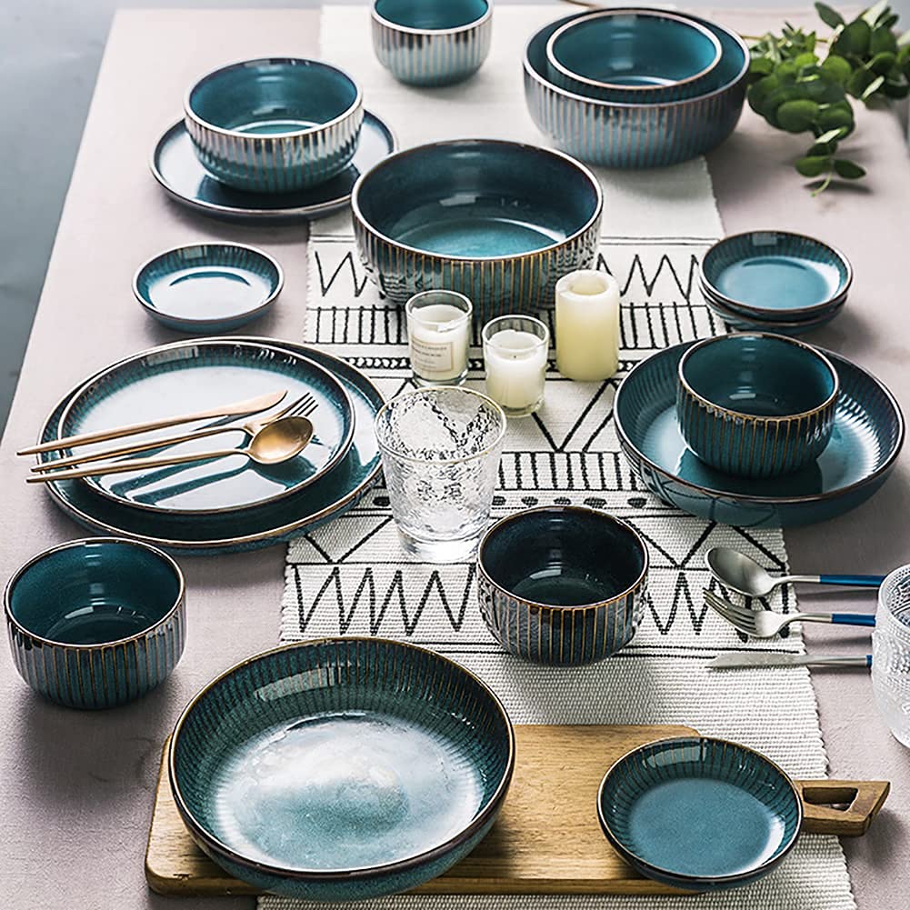 Amazon.com: Kitchen Dinnerware Set Break Chip Resistant Dishes
