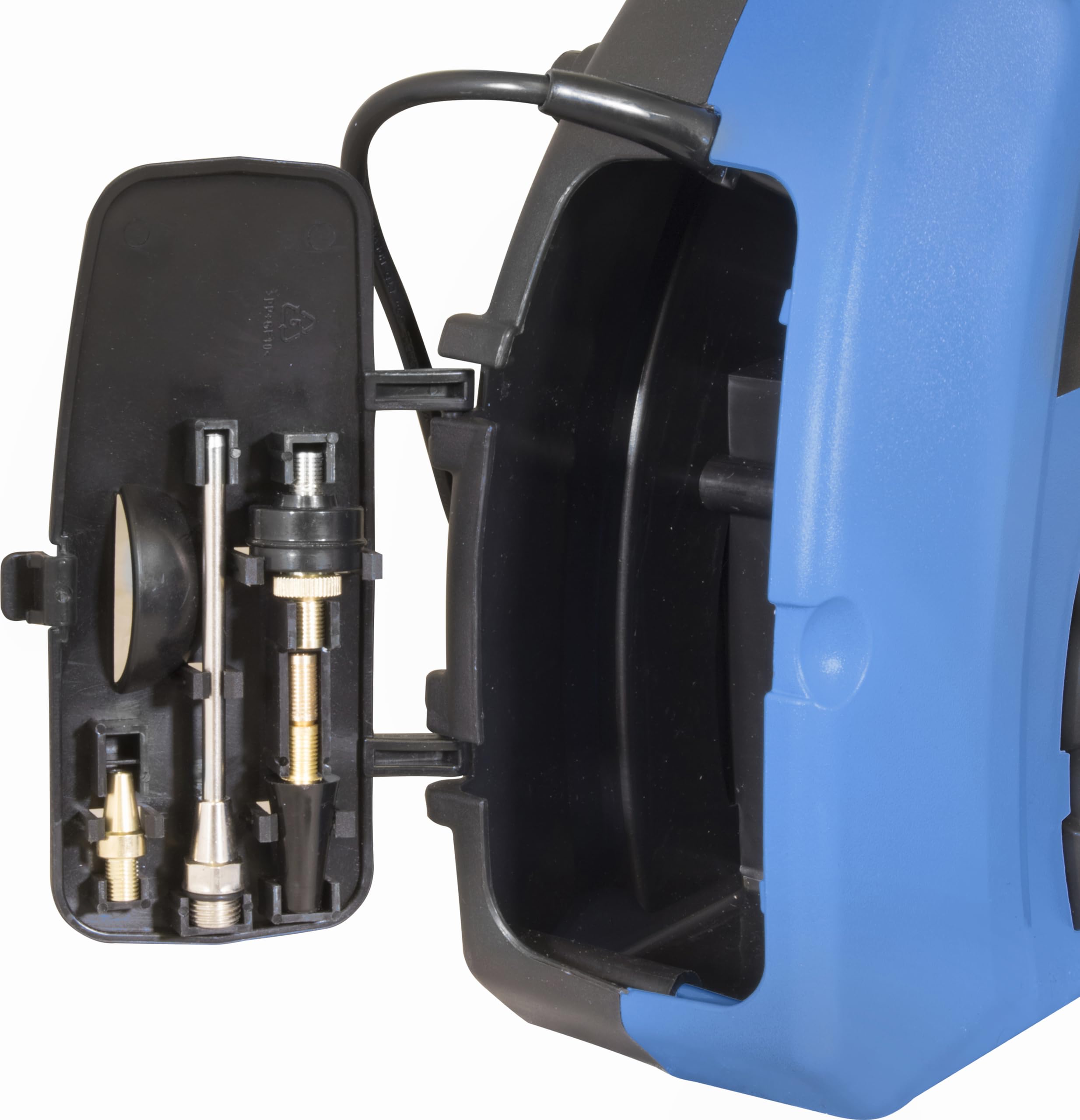 Güde Kompressor-Kompakt-Set 180/08/11-tlg. (tragbarer Kleinkompressor, ölfrei, 8 bar, 1100 W, eff. Liefermenge 115 l/min, für KFZ-/Fahrradreifen, Schlauchboote, Fußbälle, inkl. Zubehör)