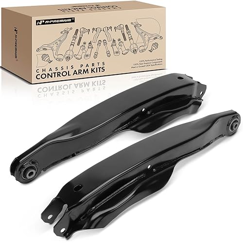 A-Premium 2 x Rear Rearward Lower Control Arm, with Bushing, Compatible with Jeep KL Series Cherokee 2014-2023 & Chrysler 200 2015-2017