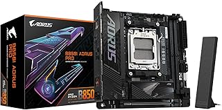 GIGABYTE B850I AORUS PRO - AMD Ryzen 用 ホワイト色 Mini-ITX 小型PC向けゲーミングマザーボード MB6680