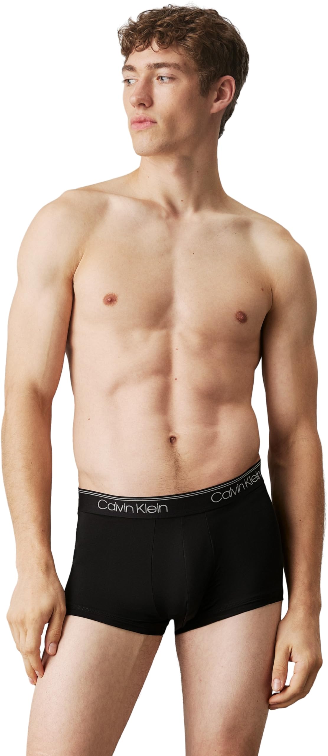 Calvin Klein Pack de 3 Calzoncillos Bóxer para Hombre Low Rise Trunk Algodón Elástico
