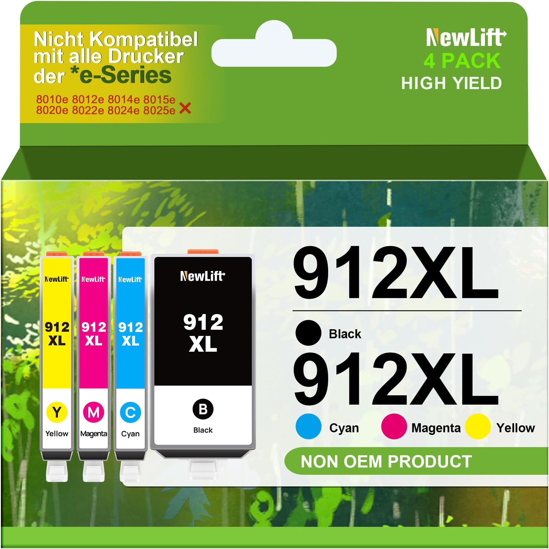 912 912XL Cartucce Compatibili Per HP 912 XL Nero Per HP - Foto 9