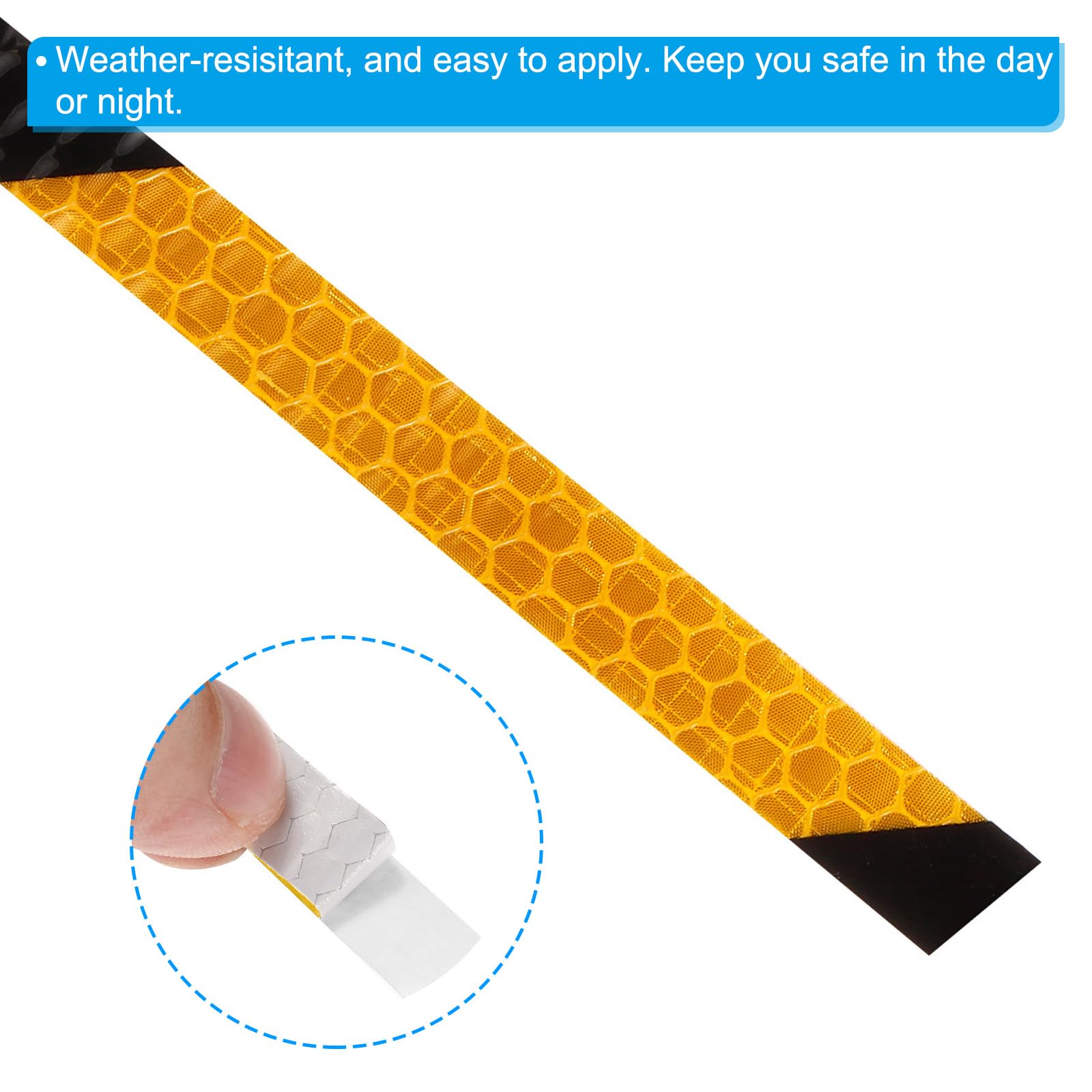 PATIKIL 0.3" x 26 FT Reflective Tape - Image 4