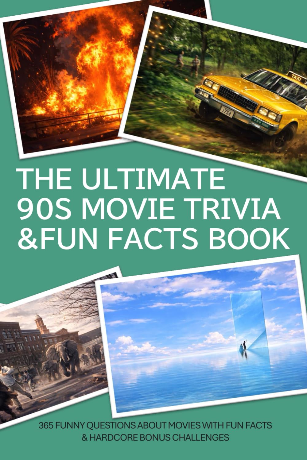 THE ULTIMATE 90S MOVIE TRIVIA & FUN FACTS BOOK: 365 Funny Questions About Movies with Fun Facts & Hardcore Bonus Challenges