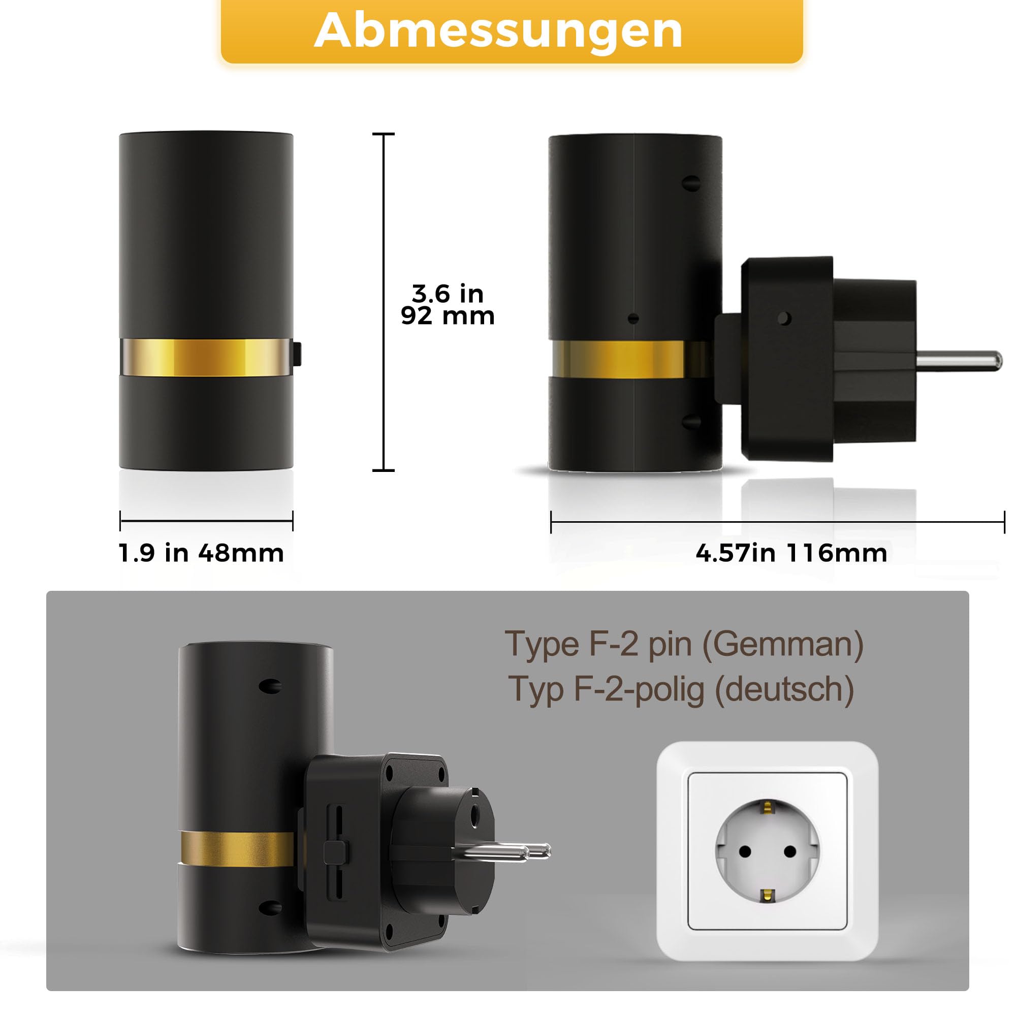 LOHAS-LED Luce notturna da parete moderna con rilevatore crepuscolo-alba [1 unità] - Luminosità regolabile 0-100 lm, bianco caldo 3000 K per corridoio, bagno, scala e camera da letto | Installazione