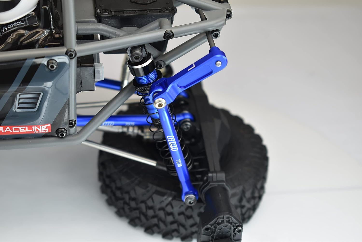 Axial 1/18 UTB18 Capra 4WD Unlimited Trail Buggy AXI01002 Upgrade Parts Aluminum 7075-T6 Rear Stabilizer Bar - Silver