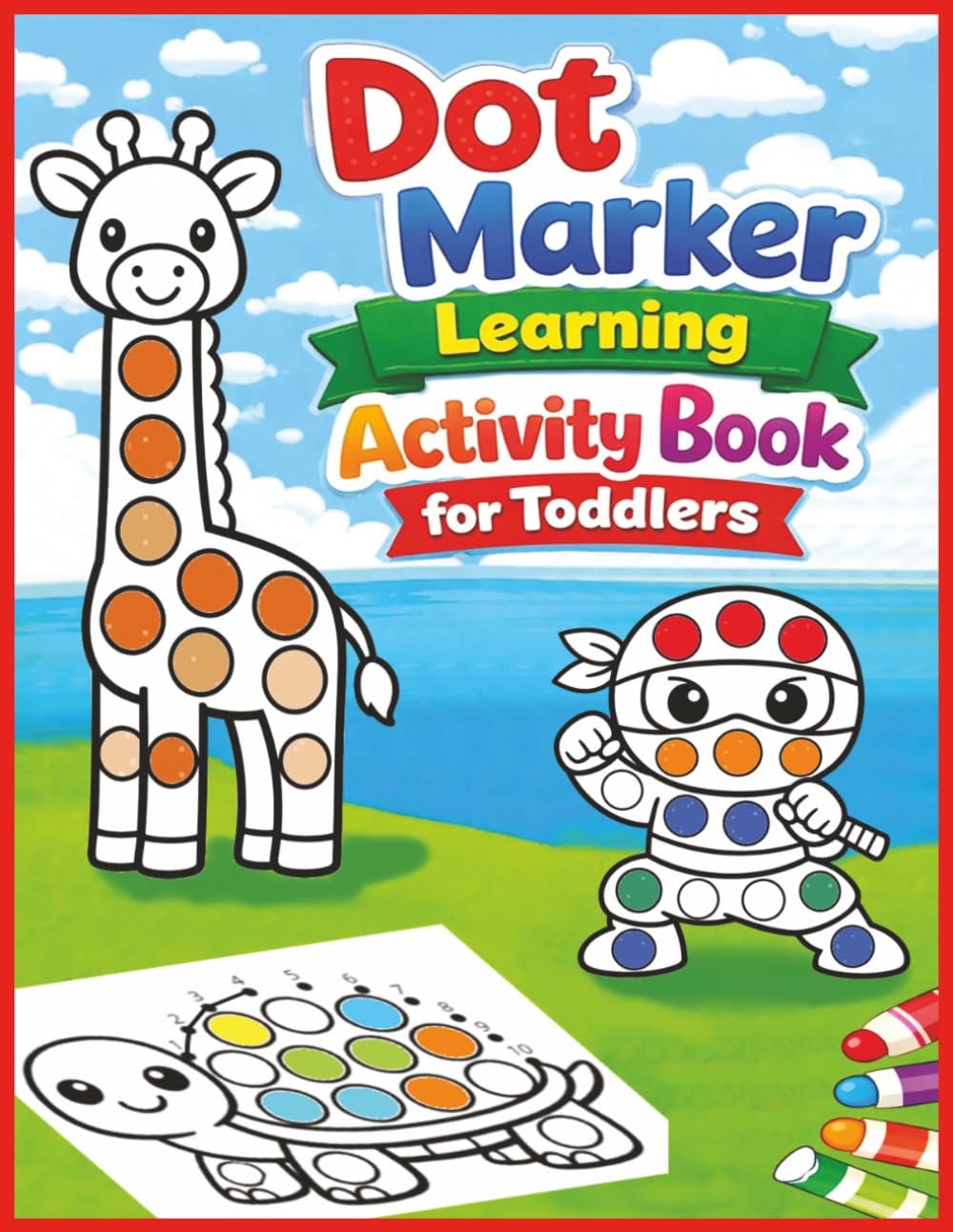 Dot Marker Learning Activity Book for Toddlers: ABC, Numbers, Dot-to-Dot & Mazes | Big Dots, Simple Activities, and Early Learning Fun for Ages 2–4 (A Toddler Coloring Book & Dot Marker Series)