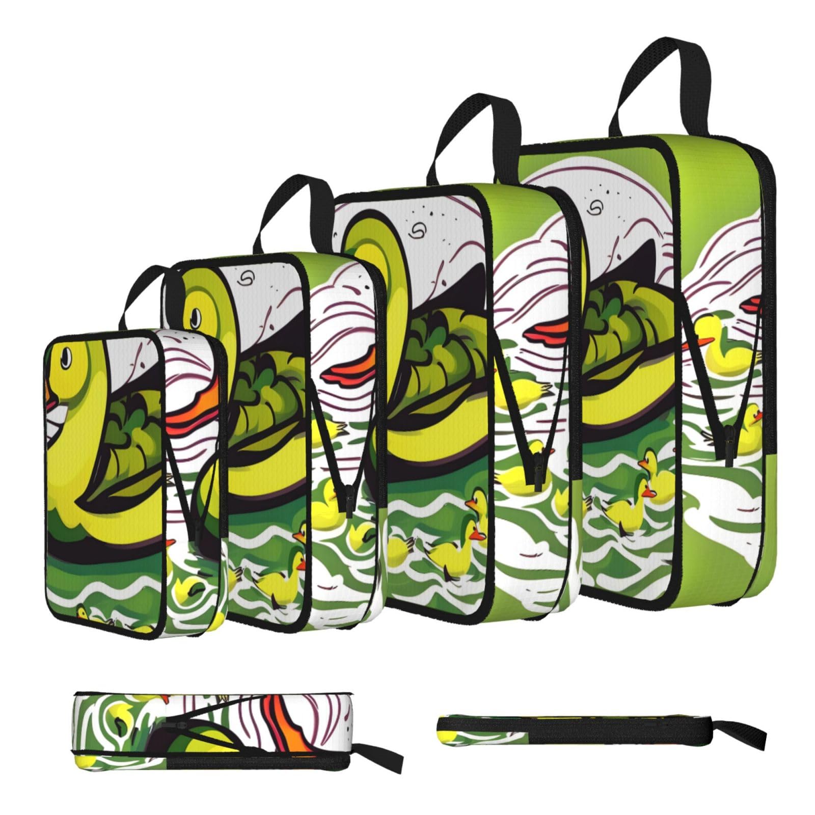Duck Flock game Compression Packing Cubes 4 Piece Set