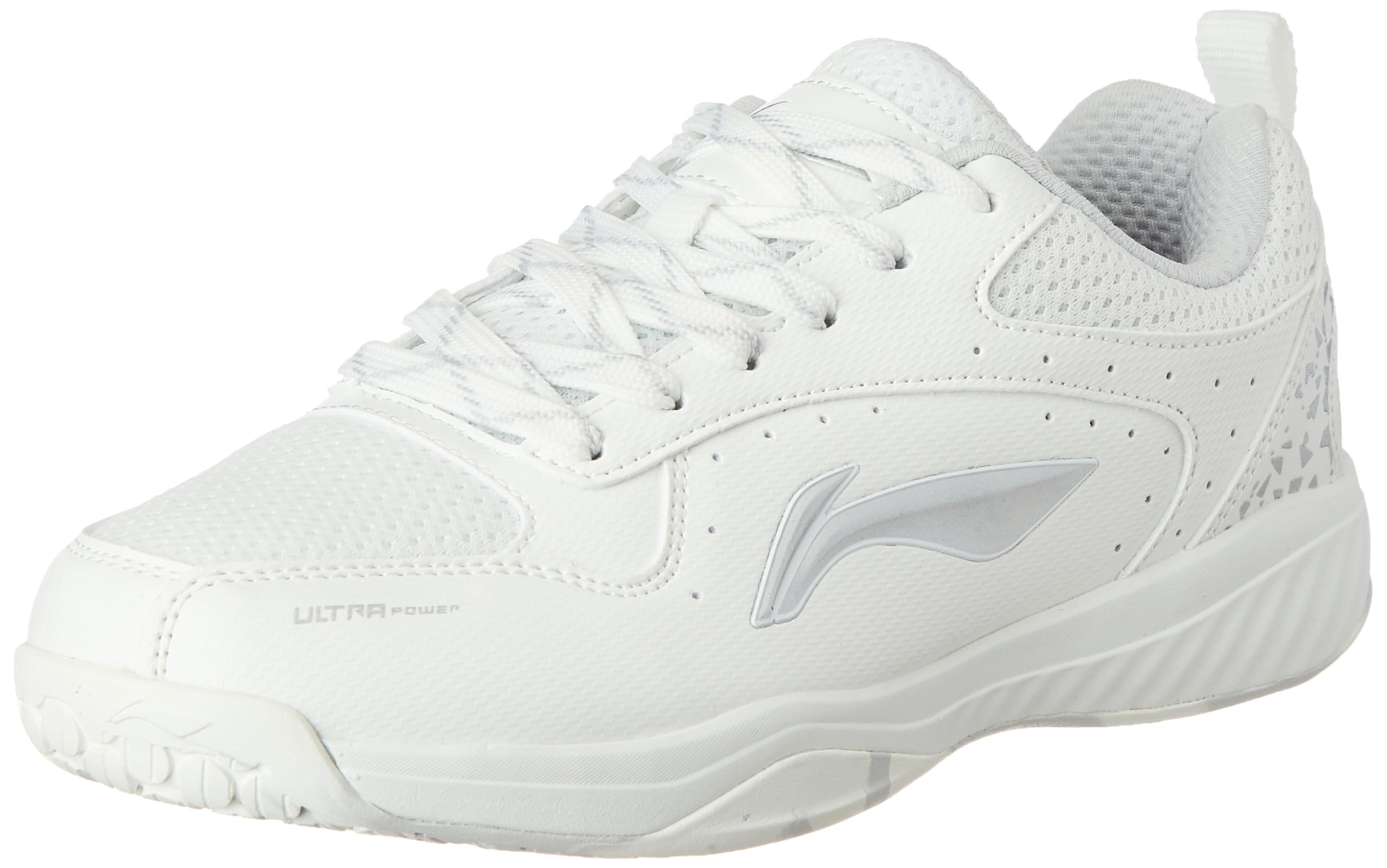 Li-Ning Ultra Power Non-Marking Badminton Shoe|Indoor Sports|Stability Heel, Prototypical Sole, Lightweight Shoe (White/Grey,UK 1) (B0CG35PC1T) Amazon Price History, Amazon Price Tracker