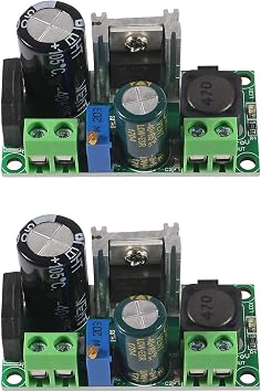 DIANN 2pcs AC / DC to DC Step Down Buck Converter Voltage Regulator Power Supply Board 2A LM2596HV Converter Module