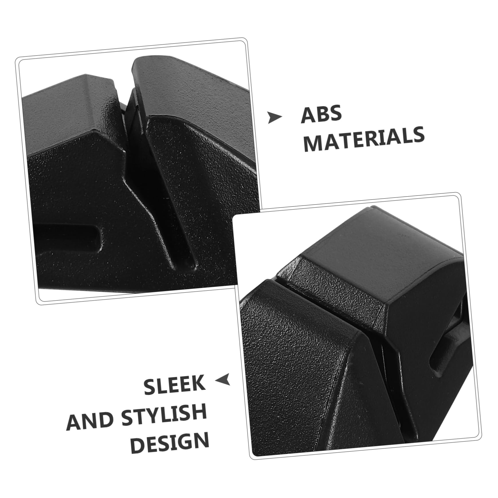 Lot De 2 Porte-Cartes De Voiture En ABS Clips Fixation Pour