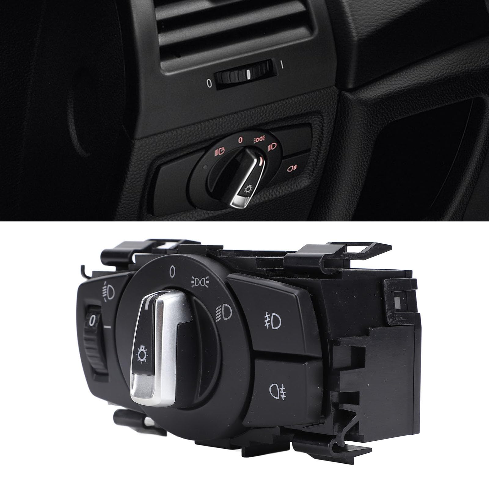 Unità di Controllo Interruttore Fari 61319169405 per BMW Serie 1 E82 E88 Serie 3 E90 E91 LCI