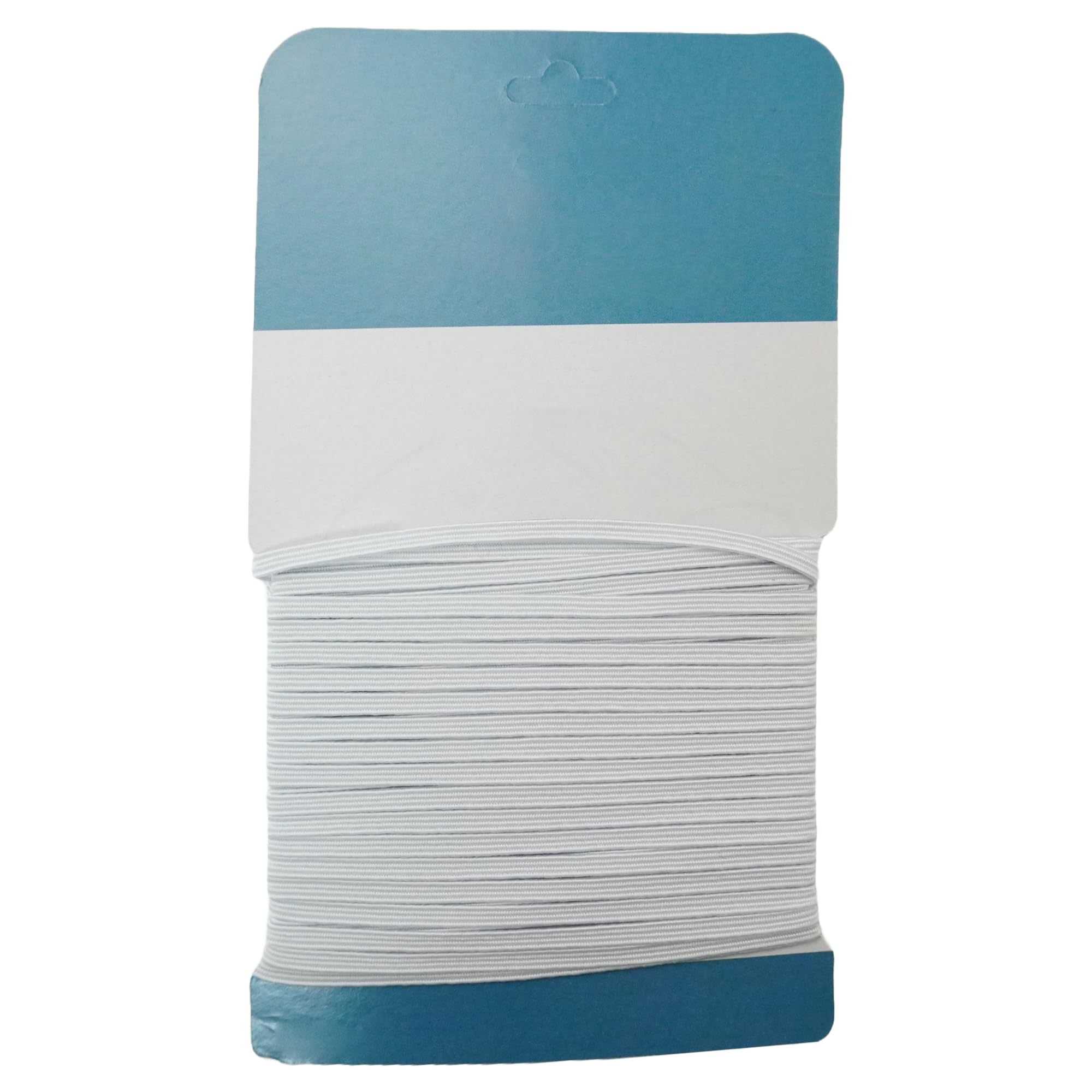 Trimming Shop 25mm ampiezza Bianco Elastico Nastro per Cucito E Artigianato - Bobina Elastico Piatto Cinturino per Abbigliamento - Elastico Cavo per gonne e Pantaloni Cinture - White, 1 Metres