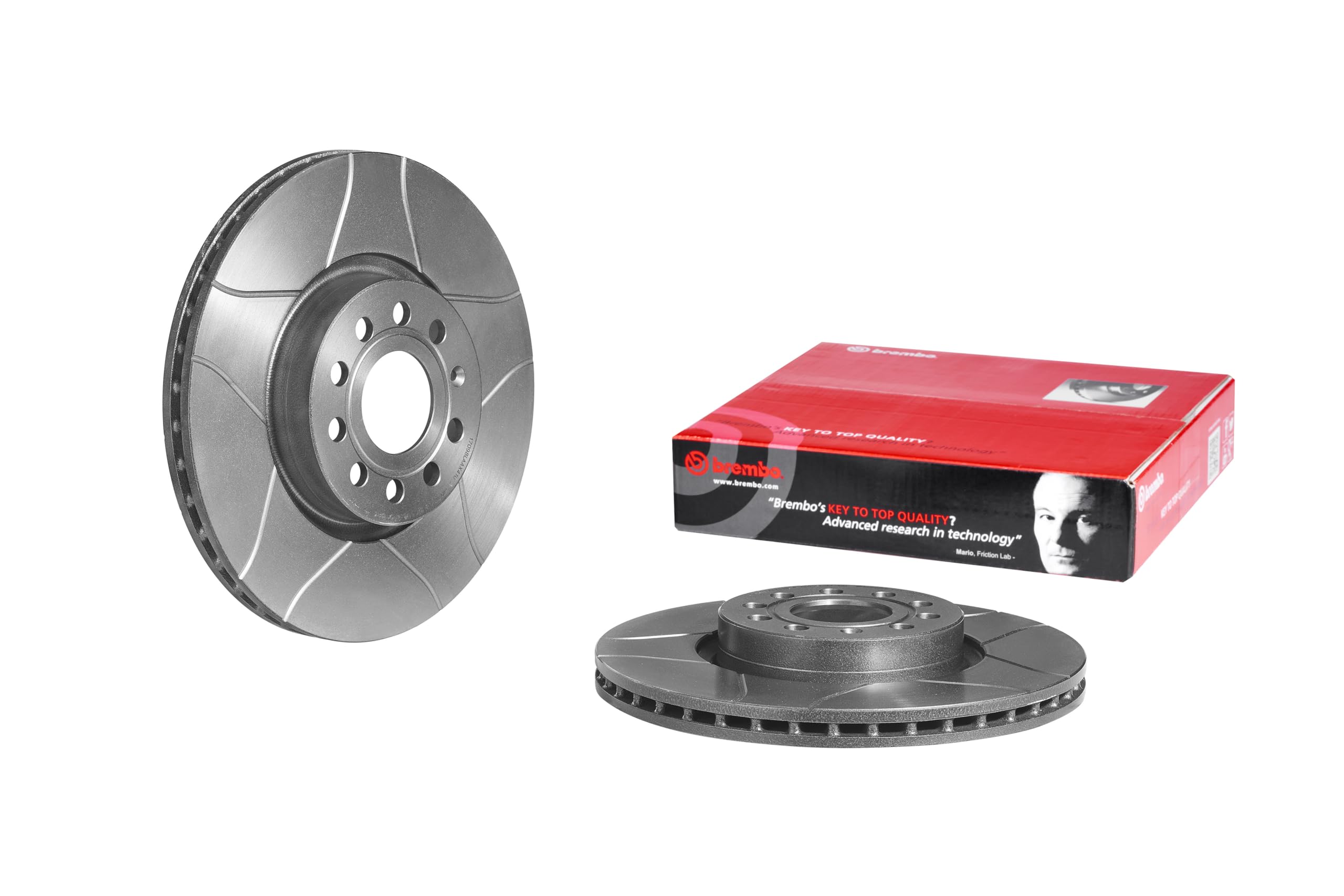 Brembo Max 09.9772.75 Front Brake Disc - Single Piece