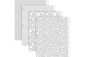 24 Pcs Cute Tab Dividers for 3-Ring Binders