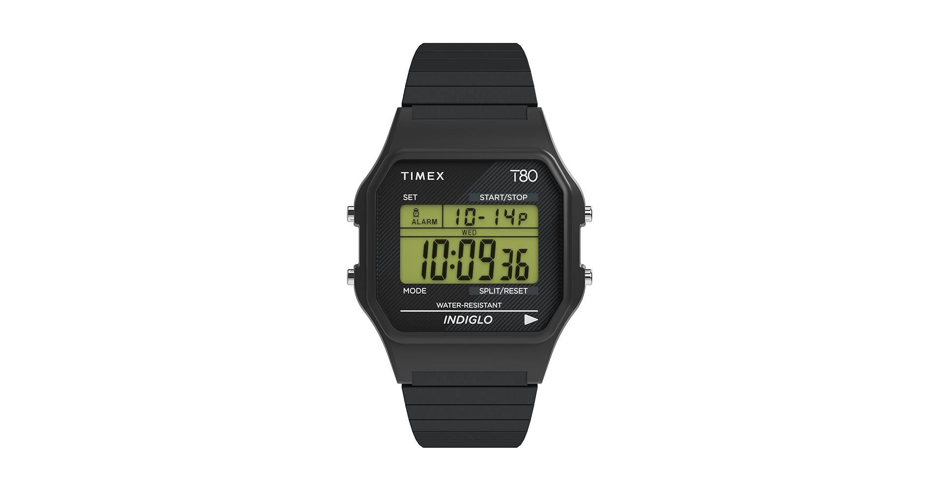 Amazon.com: Timex T80 34mm Watch – Black with Stainless