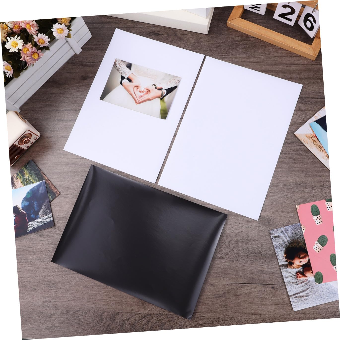 Homoyoyo 10 Feuilles de Papier Magnétique Souple pour Imprimante Photos et Applications Pratiques
