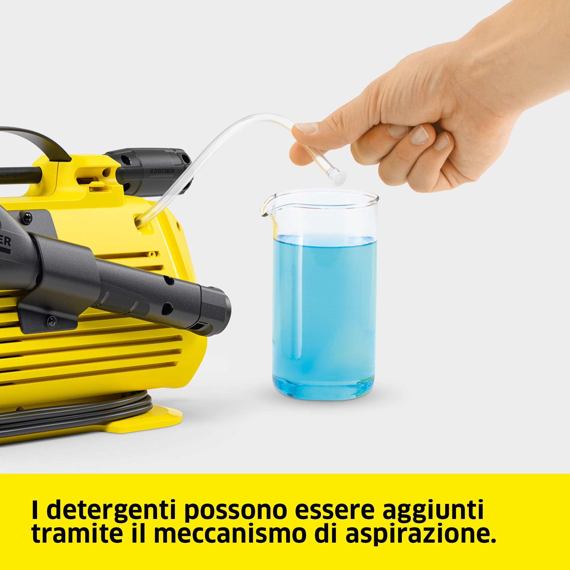 Kärcher Idropulitrice K 2 Horizontal VPS, Pressione max 110 bar, Portata 360 l/h, Area di lavoro 20 m²/h, Filtro acqua premontato, Peso 3,5 kg, + Tubo, Pistola ad Alta Pressione, Lancia Vario Power