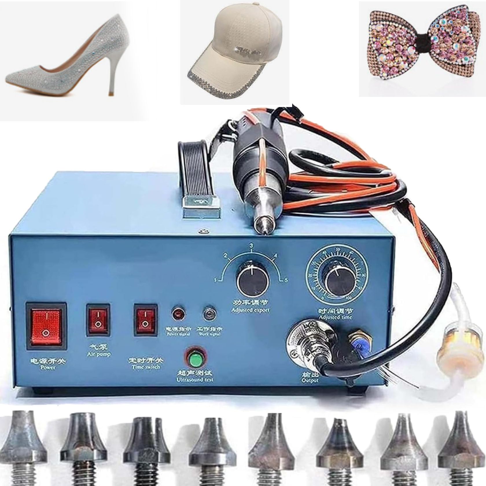 Machine à strass à ultrasons pour fixer vos perles sans colle ni bavure