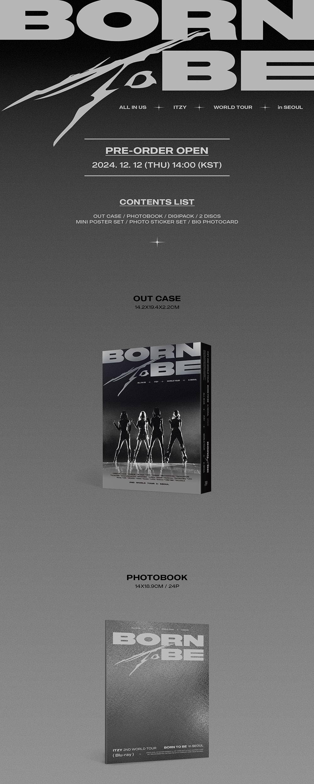 Amazon.co.jp: ITZY (イッチ) - ITZY 2ND WORLD TOUR [ BORN TO BE