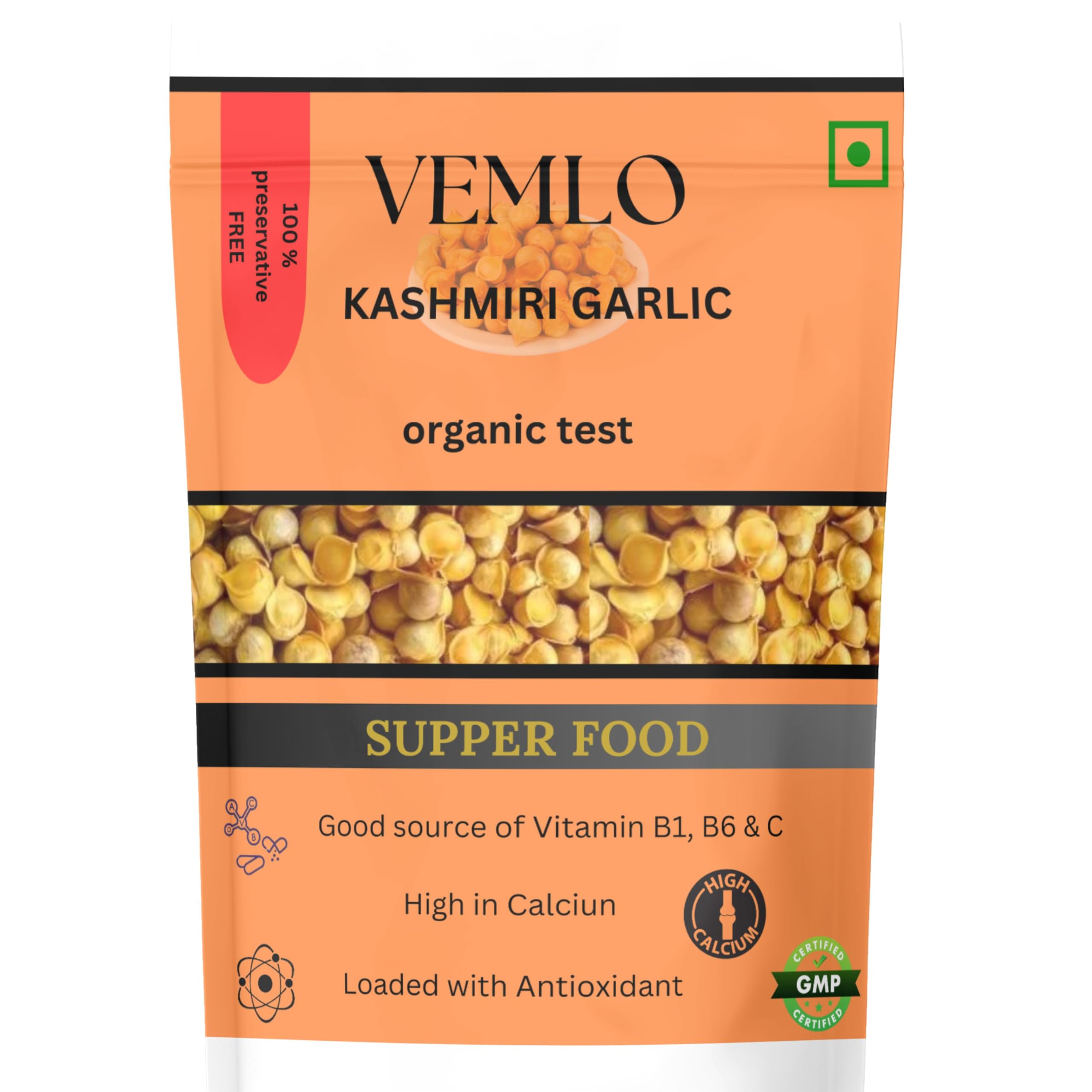 VEMLO Kashmiri Garlic (Lehsun) - 100% Fresh & Natural Organic Single Clove Garlic | Premium Himalayan Allium Sativum for Strong Immunity & Diabetes | A Taste of Himalayan Tradition - 250GM (B0D9C3QK2L) Amazon Price History, Amazon Price Tracker