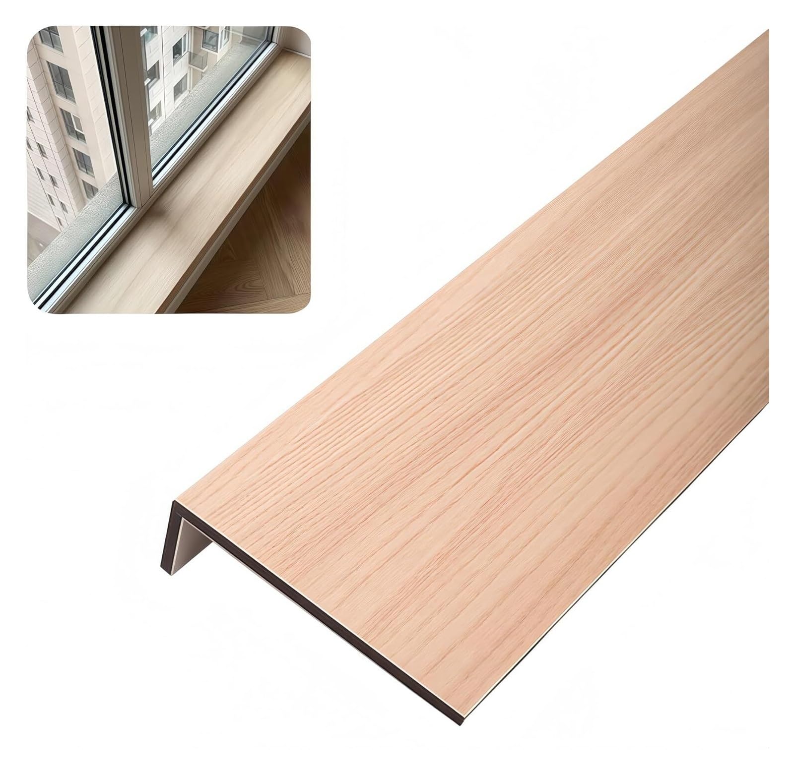 Osłona parapetu okna wykuszowego, Ochraniacze na parapety Osłony wielu rozmiarów na balkon w salonie łazienkowym(55.1x4.7in)