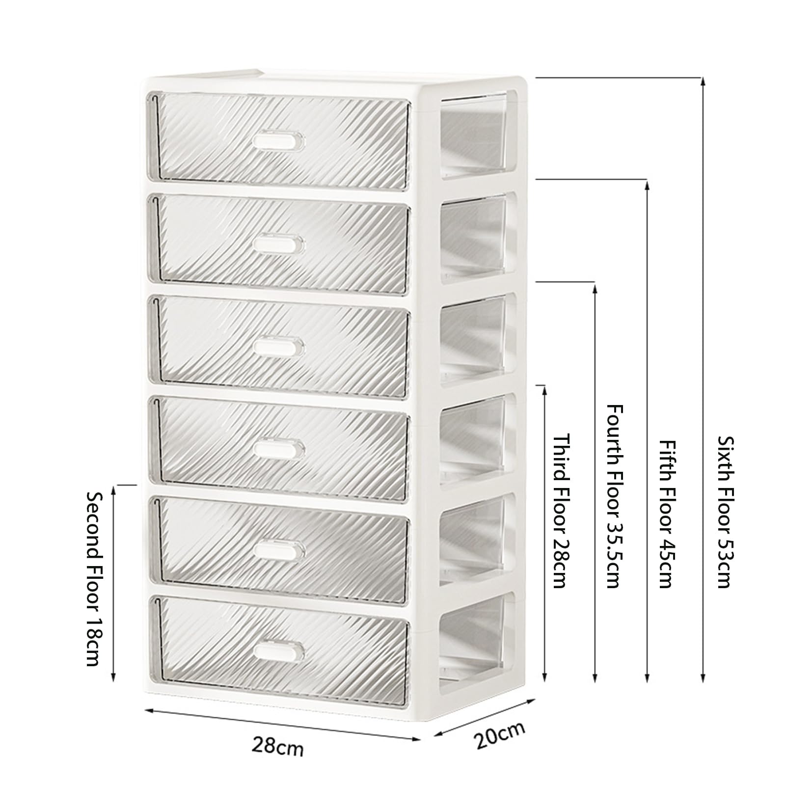 SkłAdane Szuflady Organizera Biurkowego Organizer Na ArtykułY PiśMiennicze Organizer Na Biurko Makijaż Organizer Na Biurko Szuflady Na ArtykułY Biurowe Przechowywanie W Domu White+white Fifth floor