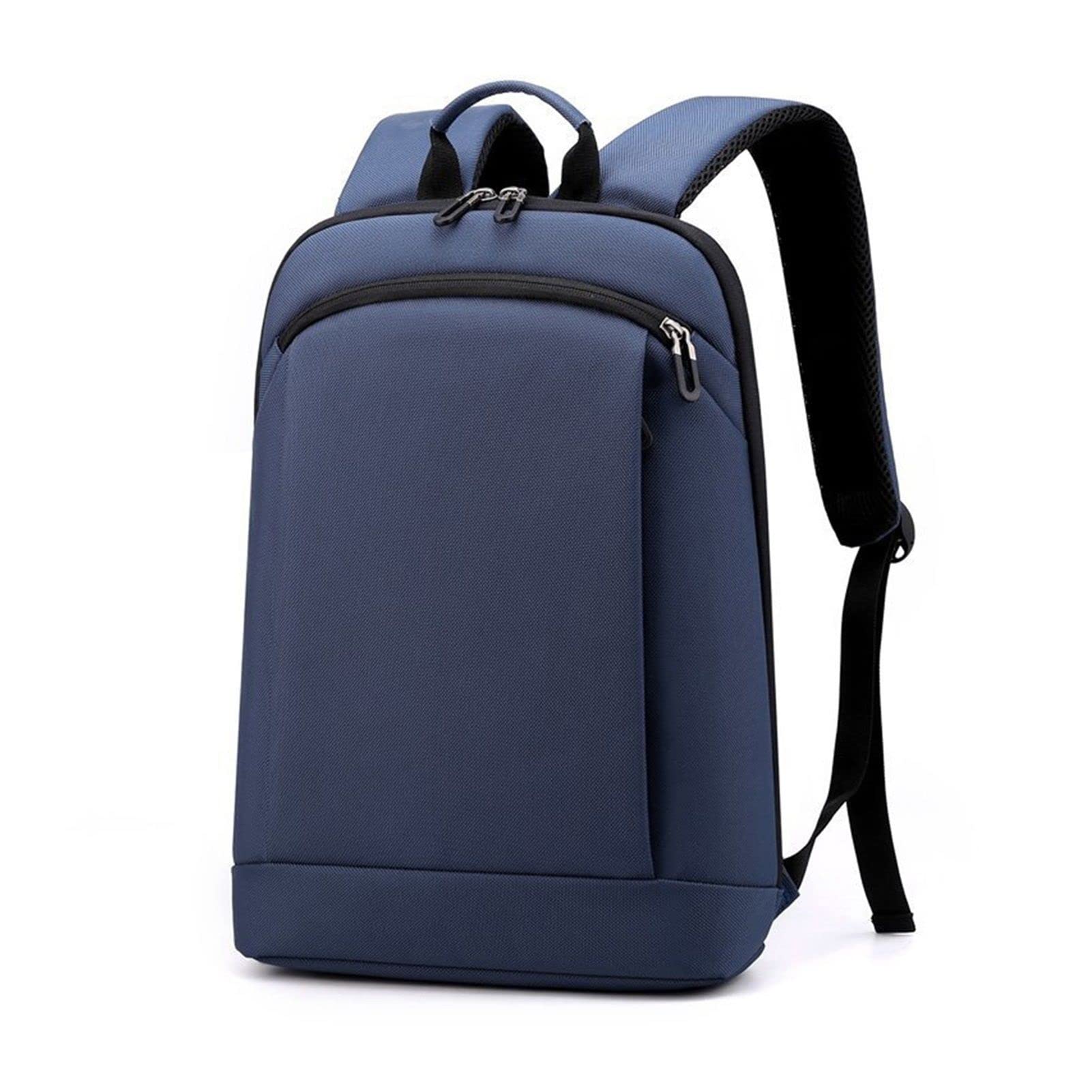 Cienki laptop Plecak Męska Torba 15.6 Cal Praca Biurowa Panties Backpack Business Business Unisex Slim Plecak (Color : Nylon blue)