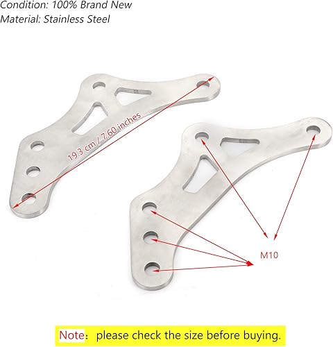 Vista 2 de Topteng Kits ajustables del eslabón del descenso de la suspensión de Moto que bajan para Kawasaki Z900 2017-UP