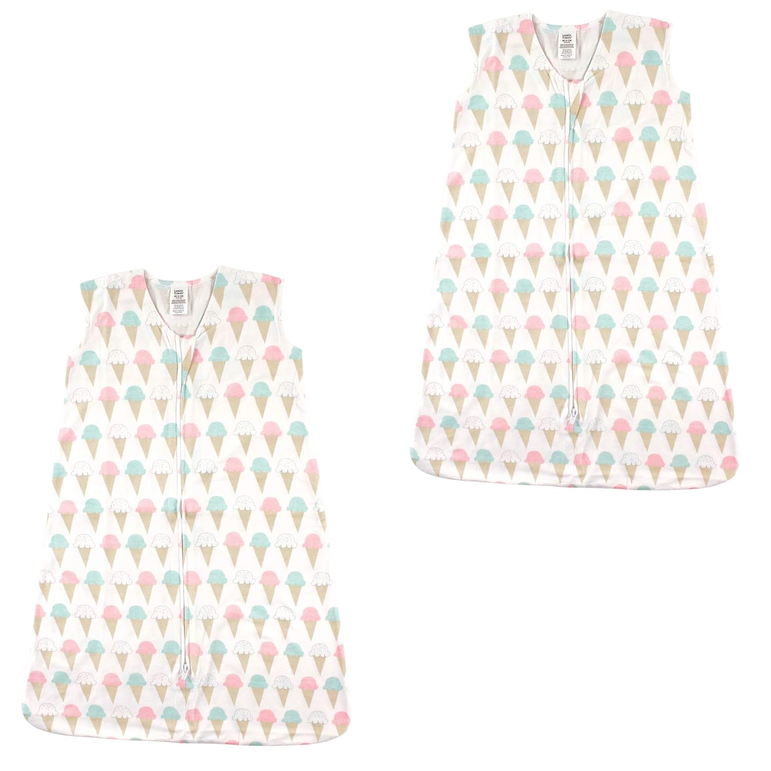 Luvable Friends Unisex Baby Sleeveless Jersey Cotton Sleeping Bag, Sack, Blanket, Tepee Jersey, 12-18 Months : Baby