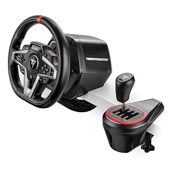 Thrustmaster T248X, Racing Wheel and Magnetic Pedals, HYBRID DRIVE, Magnetic Paddle Shifters, Dynamic Force Feedback & TH8S Shifter Add-On, 8-Gear Shifter XBOX Series X/S, One, PC