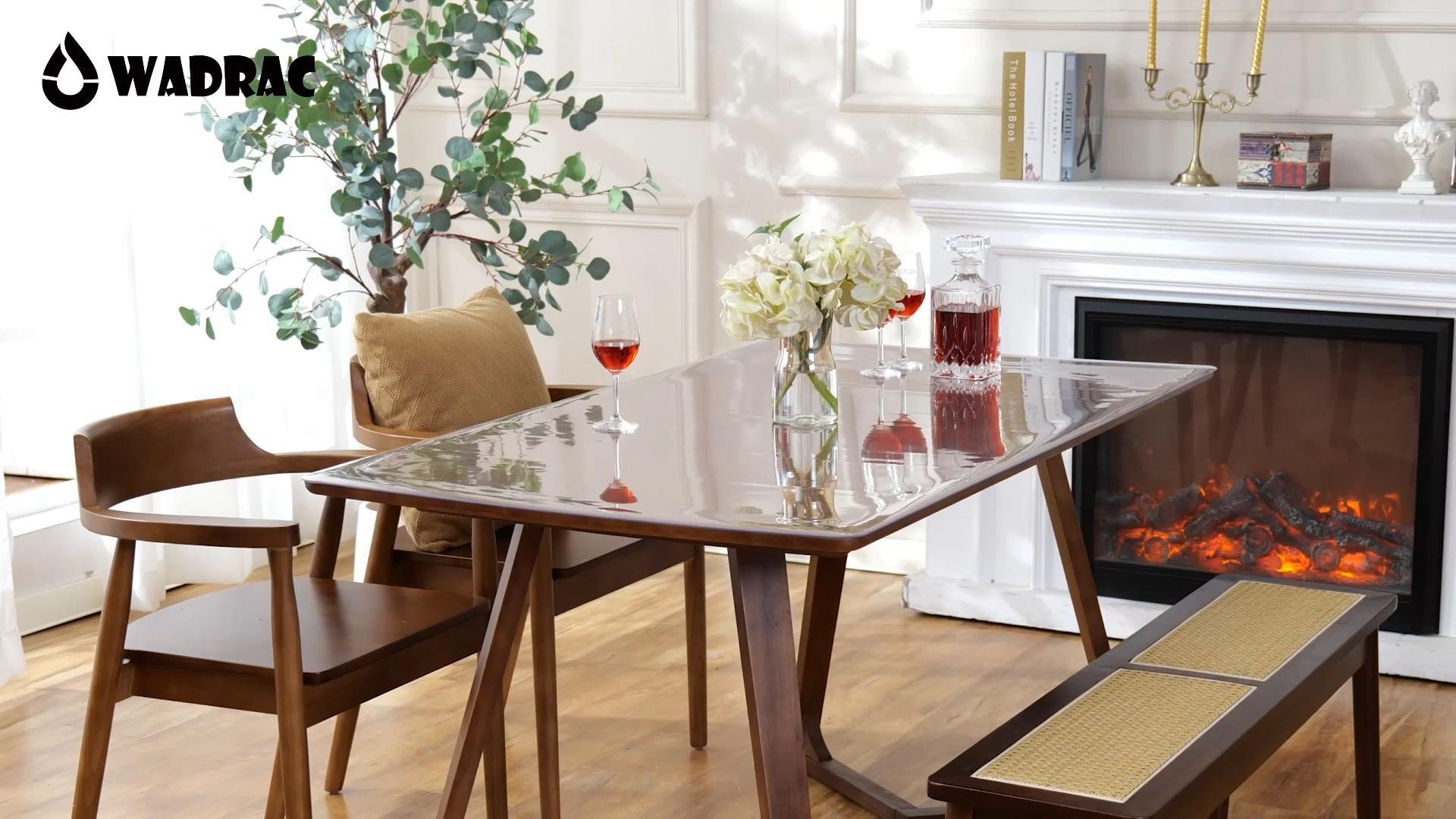 Amazon.com: 1.5mm Thick Crystal Clear Table Cover Protector for