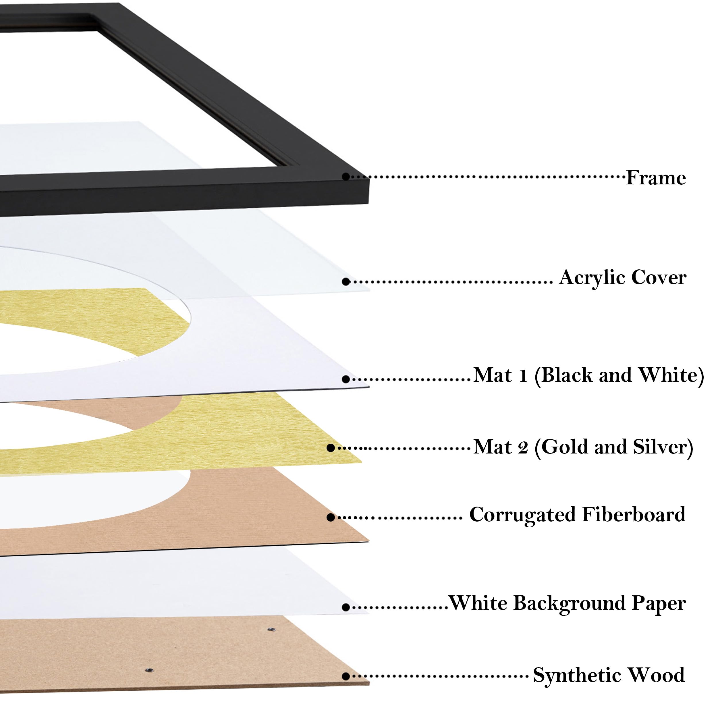 Snapklik.com : Eletecpro CD Frame 63x118, Classic CD Display Frame Made ...
