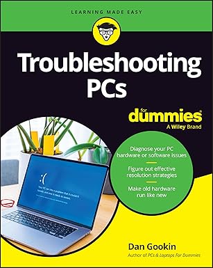 Troubleshooting PCs For Dummies (For Dummies (Computer/Tech)) book cover