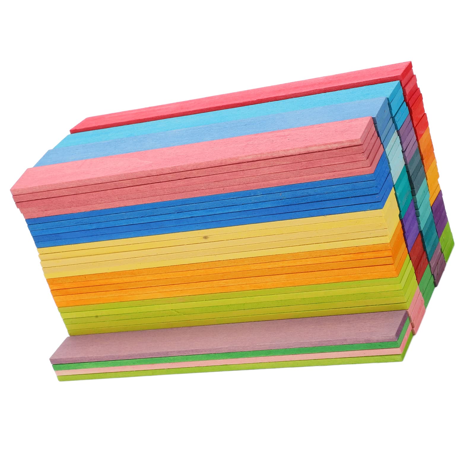 120PCS Bunte Holzbausteine ​​Brückenbau Stapelspielzeug Kleinkind Kinder Handgemachtes pädagogisches Puzzle-Spielset Premium Lindenholz Vorschul-Lernwerkzeug